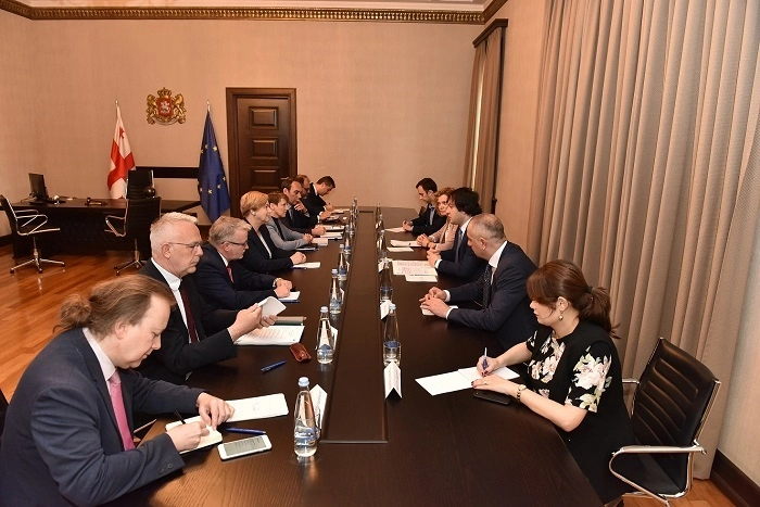 ირაკლი კობახიძე ევროპარლამენტის თავდაცვისა და უსაფრთხოების ქვეკომიტეტის დელეგაციას შეხვდა