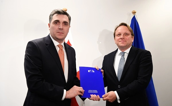 საქართველოს ევროკავშირის კანდიდატი ქვეყნის სტატუსის თვითშეფასების კითხვარი გადაეცა